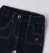 pantalone denim lungo neonata/bambina